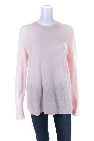 Gabriela Hearst Womens Cashmere Blend Crew Neck Sweater Pink Size Medium