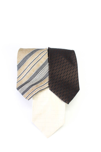 Gianfranco Ferre  Men's Tie Beige One Size Lot 4