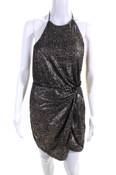 J.O.A. Womens Snake Print Mini Dress Size 6 13291238