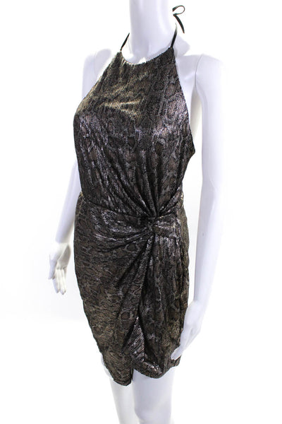 J.O.A. Womens Snake Print Mini Dress Size 6 13291238