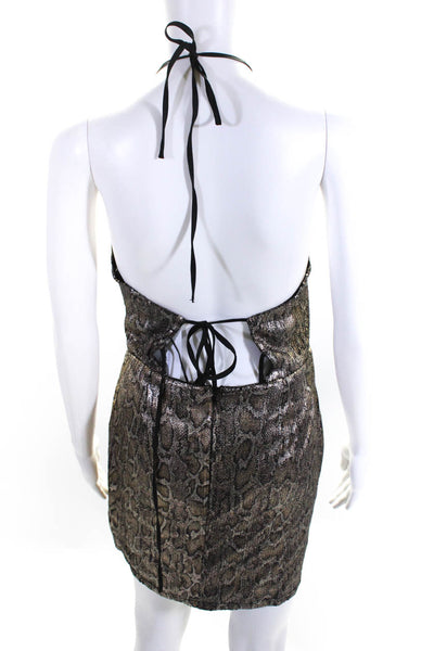 J.O.A. Womens Snake Print Mini Dress Size 6 13291238