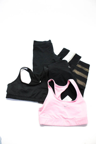 Nike Nancy Rose Gigi Titanium Womens Bra Leggings Pink Black Size S 4 Lot 4