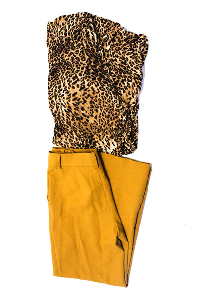 Gestuz Womens Pants Golden Yellow Size 36 Lot 2