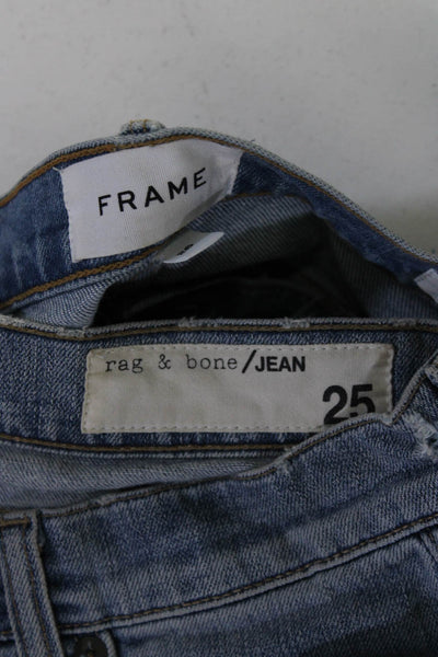 Rag & Bone Jean Frame Womens Jeans Pants Blue Size 25 26 Lot 2