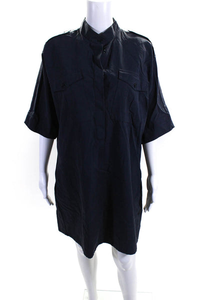 Boy. Band Of Outsiders Womens Cotton Cargo Pockets Shirt Dress Navy Size 3