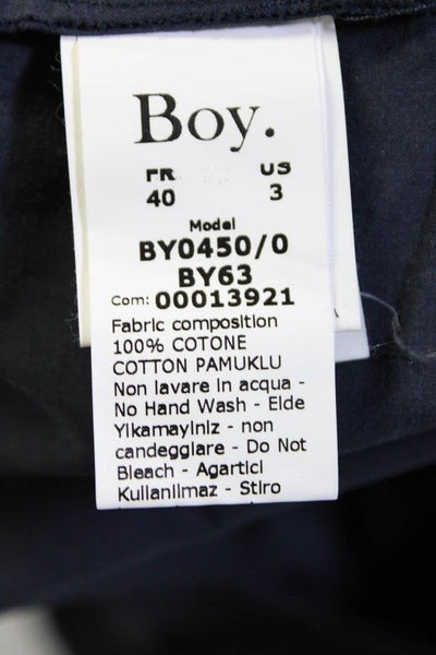 Boy. Band Of Outsiders Womens Cotton Cargo Pockets Shirt Dress Navy Size 3