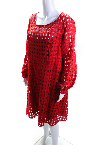 Eva Franco Womens Red Let it Burn Dress Size 18 12886883