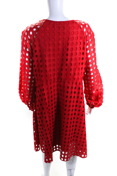 Eva Franco Womens Red Let it Burn Dress Size 18 12886883