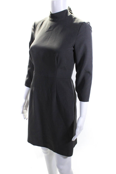 Milly Womens Grey Charcoal Kendall Dress Size 0 11579007