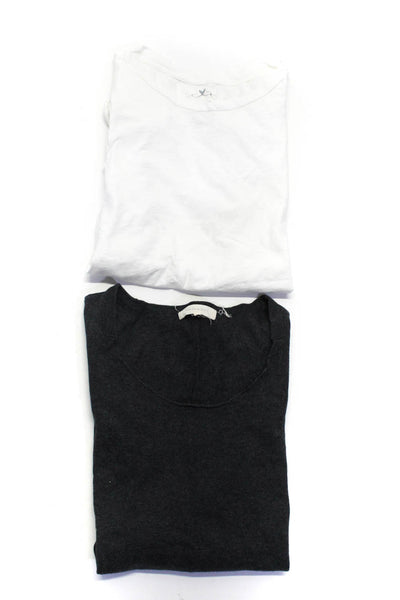 Velvet by Graham & Spencer Inhabit Womens Short Sleeve T Shirts White XS S Lot 2