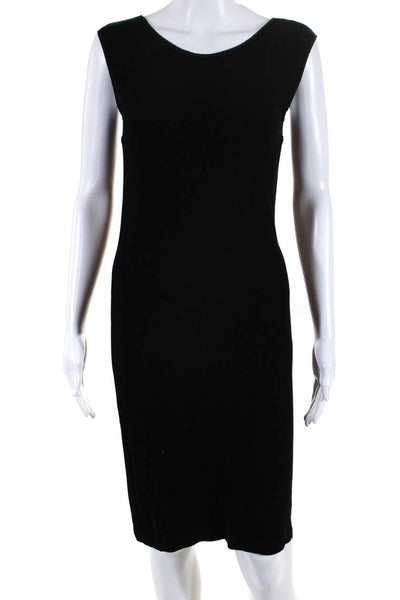 Jenni Kayne Women's Sleeveless Open Back Midi Dress Black Size XS