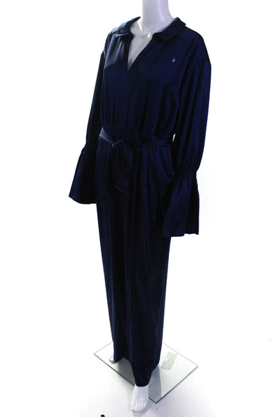 Three Floor Womens Blue Brigitte Jumpsuit Size 10 12741841