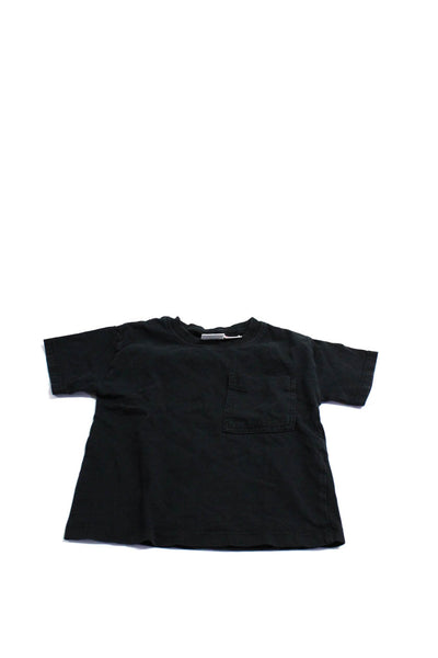 Zara G-Star Raw Boys Cotton Crew Neck Short Sleeve T-Shirt Black Size 12-18m 5