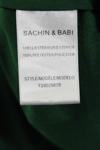 Sachin & Babi Womens Green Willah Dress Size 8 12278702