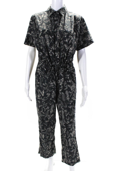 Thakoon Womens Multicolored Printed Utility Jumpsuit Size 4 15224857