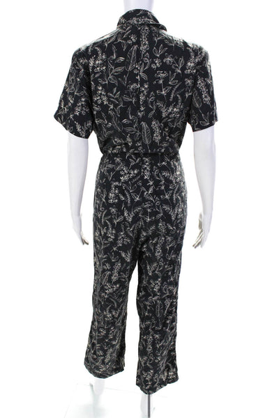 Thakoon Womens Multicolored Printed Utility Jumpsuit Size 4 15224857