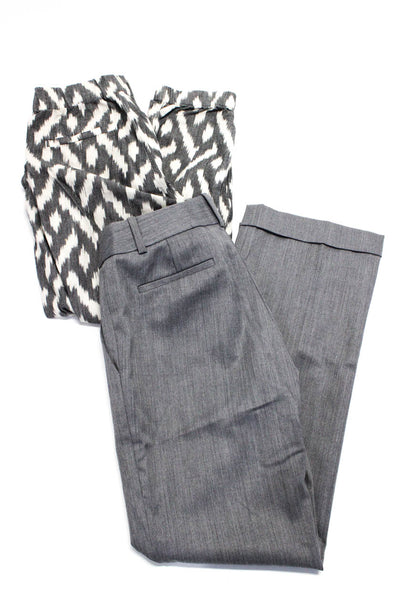 J Crew Womens City Fit Dress Pants Jogger Pants Gray Size 00 Lot 2