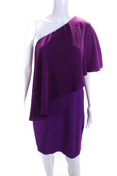 Lauren Ralph Lauren Womens Purple Enid Combo Dress Size 6 12412862