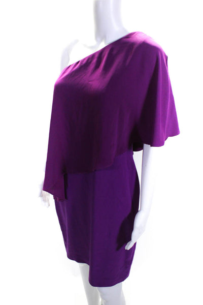 Lauren Ralph Lauren Womens Purple Enid Combo Dress Size 6 12412862