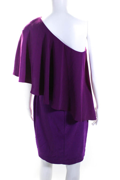 Lauren Ralph Lauren Womens Purple Enid Combo Dress Size 6 12412862