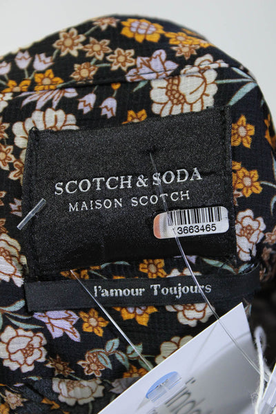 Scotch & Soda Womens Brown Floral Print Maxi Size 8 13663465