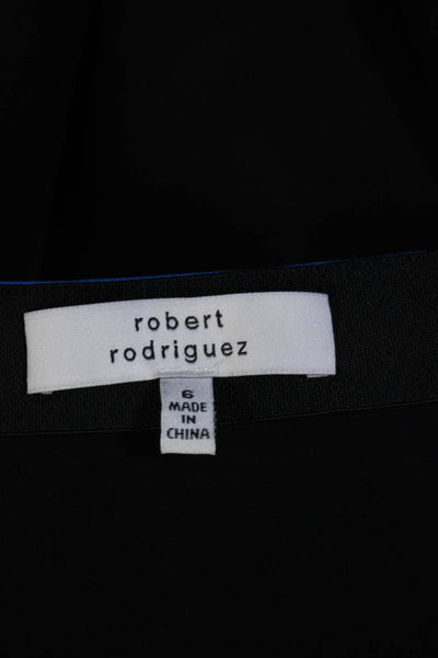 Robert Rodriguez Womens Trumpet Mini Skirt Blue Size 6