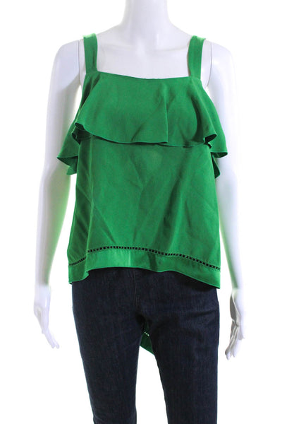 Rachel Zoe Womens Green Emerald Portland Top Size 0 10715886