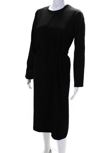 VINCE. Womens Black Button Back Dress Size 2 12420040