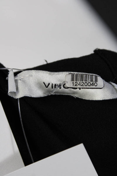 VINCE. Womens Black Button Back Dress Size 2 12420040