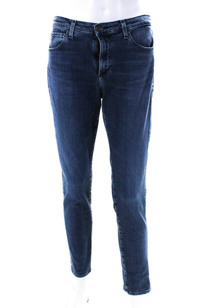 AG Womens Blue Super Skinny Ankle Jeans Size 4 14689702