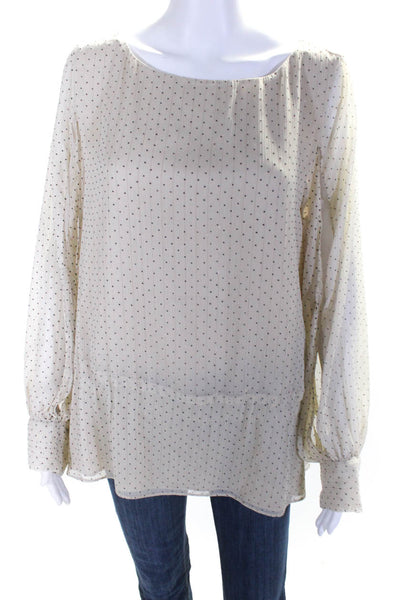 Waverly Grey Womens Off-White Holly Top Size 10 13306304