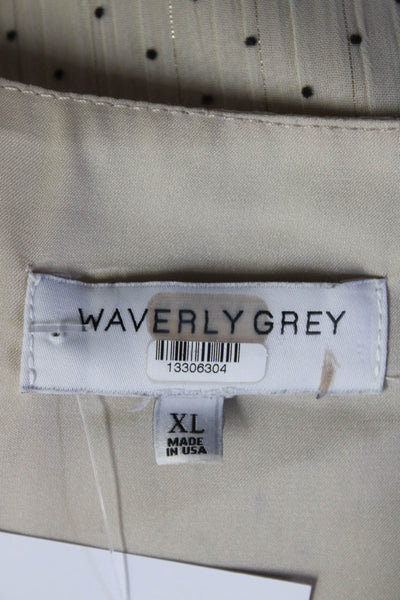 Waverly Grey Womens Off-White Holly Top Size 10 13306304