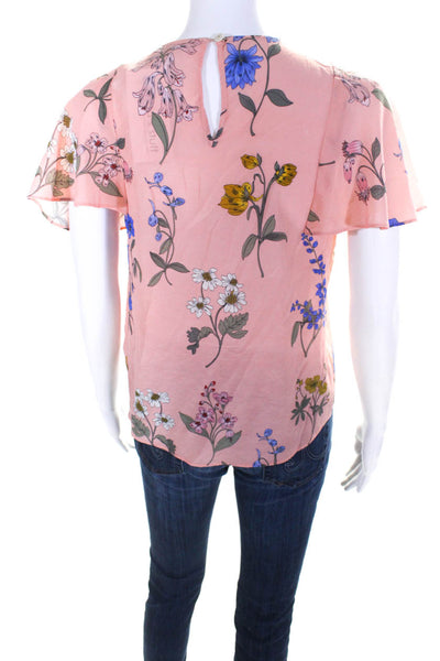 J.Crew Womens Pink Tullerie Top Size 0 12459003