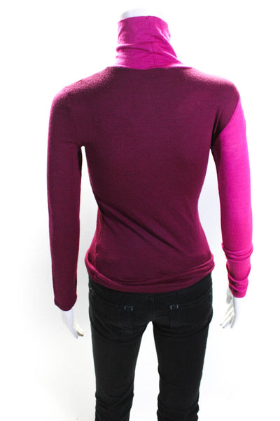 SFIZIO Womens Pink Pink Two Tone Turtleneck Size 2 13948570