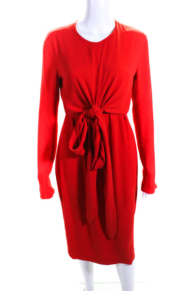 Fame & Partners Womens Orange Peridot Dress Size 8 11313297