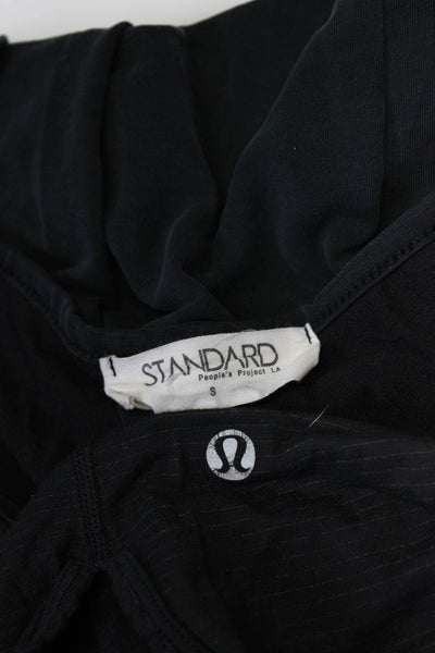 Lululemon Standard Womens Tank Tops Black Size 6 Small Lot 2