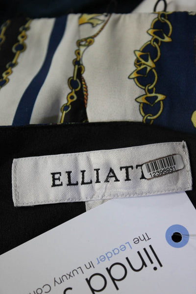 ELLIATT Womens Blue Florentine Top Size 4 12396931