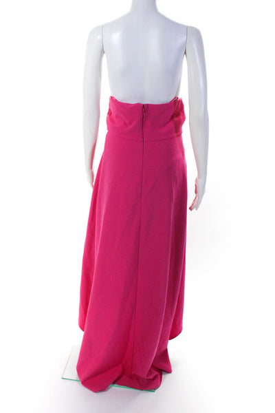 LIKELY Womens Pink High Low Lovelle Gown Size 8 11098182