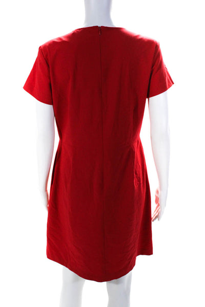 Of Mercer Womens Red Poppy Red Leroy Dress Size 6 13567187