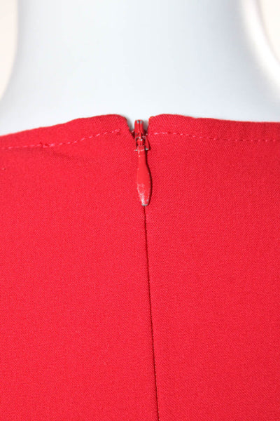 Of Mercer Womens Red Poppy Red Leroy Dress Size 6 13567187