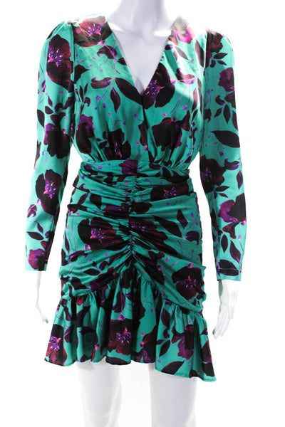 DELFI Collective Womens Blue Teal Toni Dress Size 0 12982052