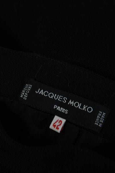 Jacques Molko Womens Flat Front Pencil Skirt Black Size EUR 42