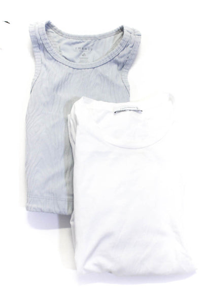 Ninety Percent Women's Crewneck Short Sleeves T-Shirt White Size M Lot 2