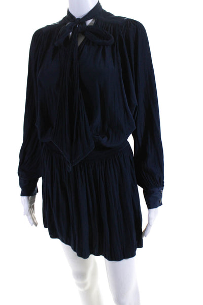 Ramy Brook Womens Blue Navy Winslow Dress Size 10 11593570