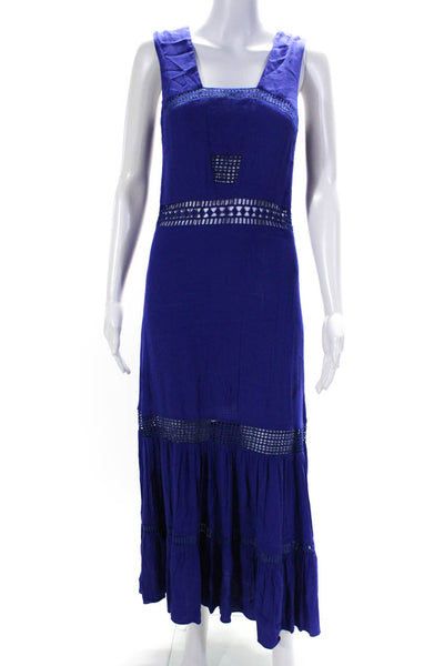 Nicole Miller Womens Blue Royal Blue Malibu Crepe Dress Size 4 10571176