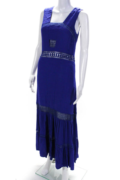 Nicole Miller Womens Blue Royal Blue Malibu Crepe Dress Size 4 10571176