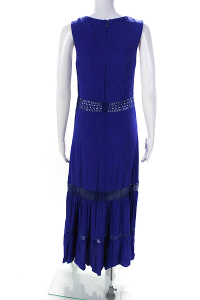 Nicole Miller Womens Blue Royal Blue Malibu Crepe Dress Size 4 10571176