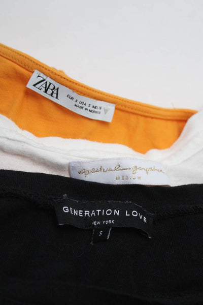 Generation Love Zara Womens T-Shirt Tank Top Dress Black Size S M Lot 3
