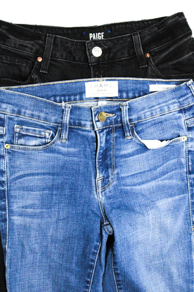 Frame Denim Paige Womens Jeans Pants Blue Size 25 29 Lot 2