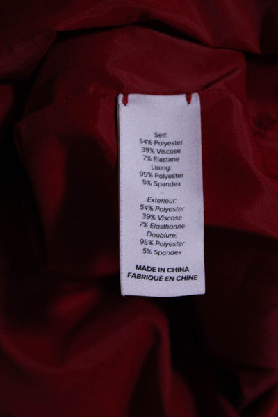 Cinq à Sept Womens Red Michah Dress Size 6 11450421